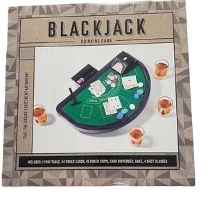 Blackjack Drinking Game By Game Night NIB